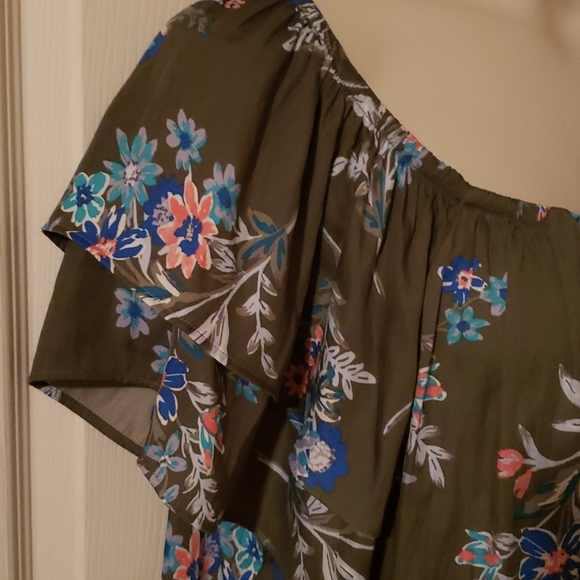 💐 Silky peasant blouse - Picture 3 of 4